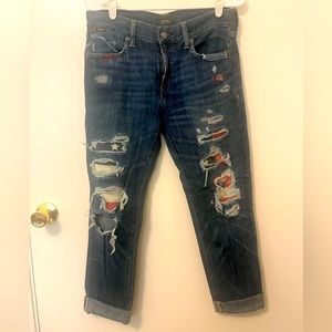 Polo Ralph Lauren Astor Slim Boyfriend Jeans 26 America NWOT